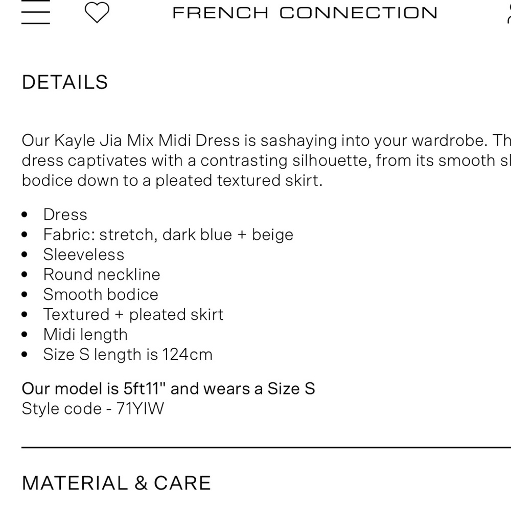 FRENCH CONNECTION DRESS - Picture 11 of 13